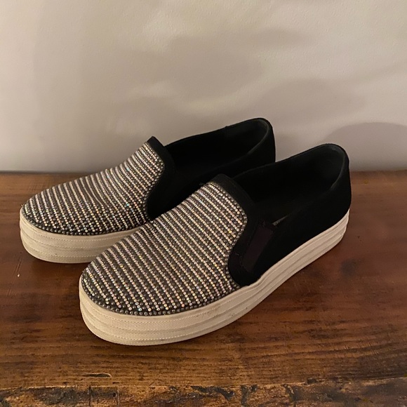 Skechers Shoes - Skechers Street Bling Slip Ons with Memory Foam